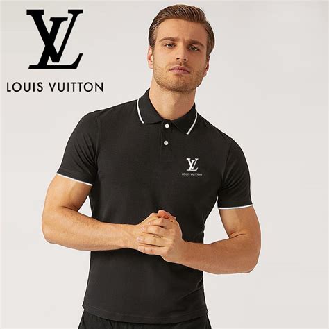 lv t shirt polo|louis vuitton white polo shirt.